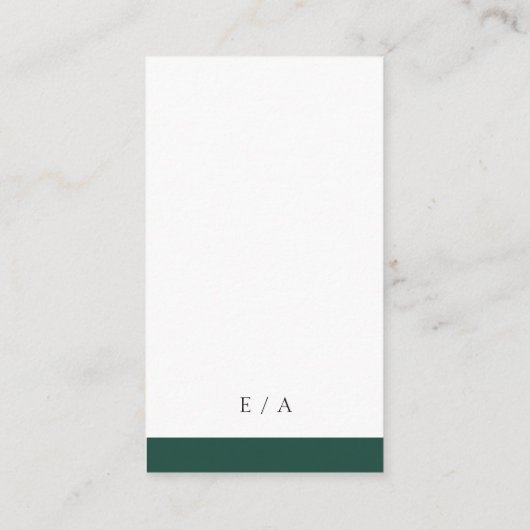 Minimale maragingspremie Groene Moderne QR Code We Informatiekaartje (Achterkant)