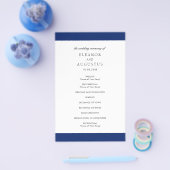 Minimale marineblauw-legant budget weddenschap pro flyer (Enkel)