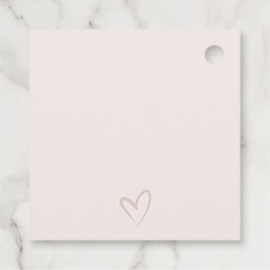 Minimale marinesluiting in zwart Script Typografie Bedankjes Labels (Achterkant)