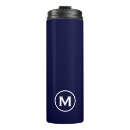Minimale marinespoor White Monogram Thermosbeker