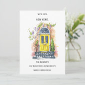 Minimale mededeling van de Gele Klein van het Huis Kaart (Staand voorkant)