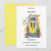 Minimale mededeling van de Gele Klein van het Huis Kaart (Voorkant / Achterkant)