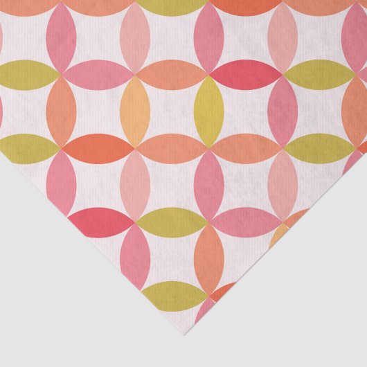 Minimale medio-eeuwse moderne roze tissuepapier (Detail)