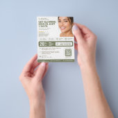 Minimale Medspa Therapeut Estheetician Sage Flyer (Hand)