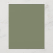 Minimale Medspa Therapeut Estheetician Sage Flyer (Achterkant)