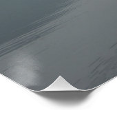 Minimale Meerstilte Perfect Poster (Hoek)