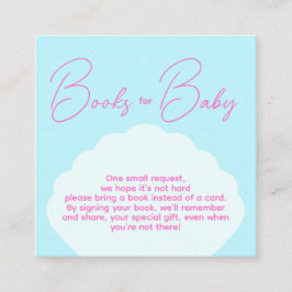 Minimale mermaïdmeisjes boeken voor Baby verjaarda Informatiekaartje