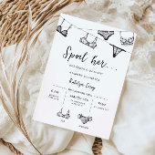 Minimale, met de hand getrokken waskleding, linger kaart