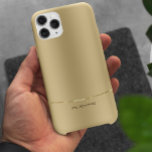 Minimale metalen achtergrond Hoesje-Mate iP Case-Mate iPhone 14 Pro Hoesje<br><div class="desc">Eenvoudig modern en elegant afbeelding met een metalen goudachtergrond. Licht gouden accent</div>