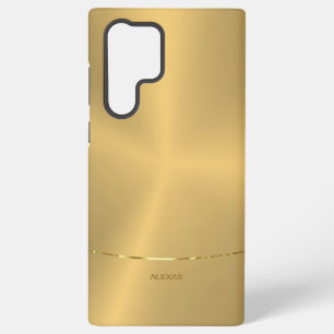 Minimale metalen gouden achtergrond samsung galaxy hoesje