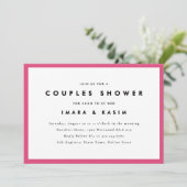 Minimale Mid Century Retro Paren Douche Kaart (Staand voorkant)