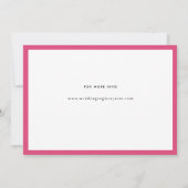 Minimale Mid Century Retro Paren Douche Kaart (Achterkant)