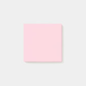 Minimale Millenniumroze platte vaste kleur Post-it® Notes (Voorkant)
