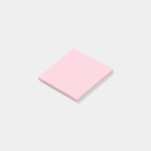 Minimale Millenniumroze platte vaste kleur Post-it® Notes (Schuin)