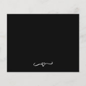 Minimale minimale zwarte foto's opslaan op datum (Achterkant)