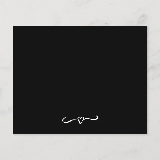 Minimale minimale zwarte foto's opslaan op datum (Achterkant)