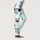 Minimale Minimalisme Geometrie Abstracte Leggings (Rechts)