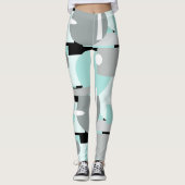 Minimale Minimalisme Geometrie Abstracte Leggings (Voorkant)