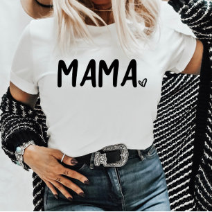 Minimale minimalistische zwarte witte hartslag Een T-shirt