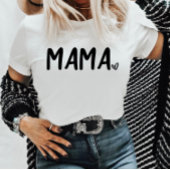 Minimale minimalistische zwarte witte hartslag Een T-shirt