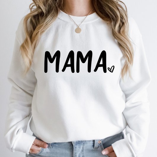 Minimale minimalistische zwarte witte hartslag Een Trui