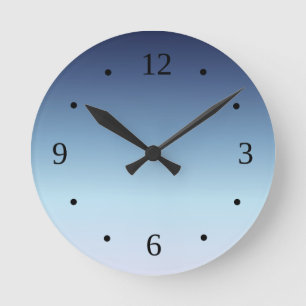 Minimale minimumaantallen blauwe Zee gradiënt kust Ronde Klok