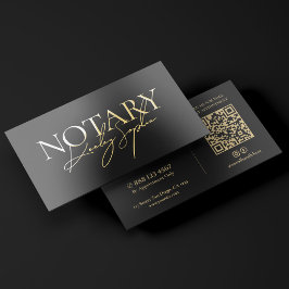 Minimale mobiele notaris zwart goud