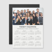 Minimale moderne | 2018 Fotokalender bedrijf (Voorkant / Achterkant)