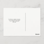 Minimale moderne | 2018 Fotokalender bedrijf Briefkaart (Achterkant)