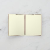 Minimale moderne aangepaste trouwfoto bedankkaart (Binnen)