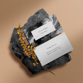 Minimale moderne Abstracte zwart-witverf Visitekaartje