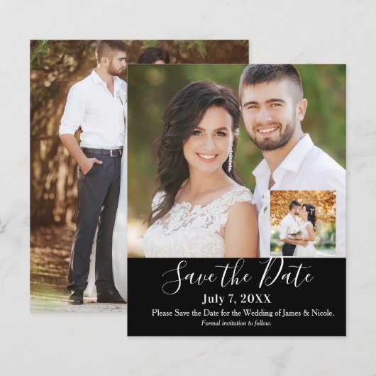 Minimale Moderne Afbeeldingen van de Douane sparen (Voorkant / Achterkant)