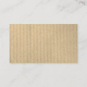 Minimale moderne bedrijfsauto voor de bouw van geb visitekaartje (Achterkant)