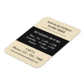 Minimale moderne bedrijfsuren magneet (Linkerzijde)