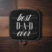 Minimale Moderne Beste Vaderdag van het Manuscript Ovenwant & Pannenlap Set