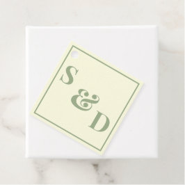 Minimale moderne bewerkbare trouw bedankjes labels