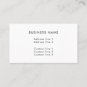 Minimale Moderne Blauwe Gradiënt Consultant-techno Visitekaartje (Achterkant)