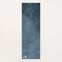 Minimale moderne blauwe grunge textuur (met initia