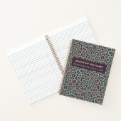 Minimale Moderne Bloemen Notitieboek (Binnen)