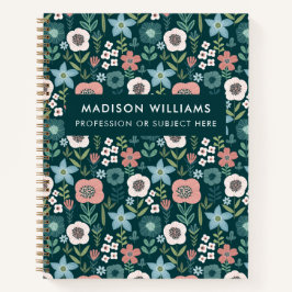 Minimale Moderne Bloemen Notitieboek