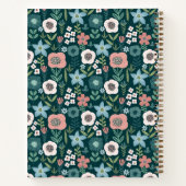 Minimale Moderne Bloemen Notitieboek (Achterkant)