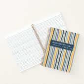 Minimale moderne bloemen notitieboek (Binnen)