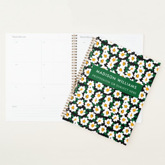 Minimale Moderne Bloemen Planner (Display)