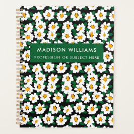 Minimale Moderne Bloemen Planner