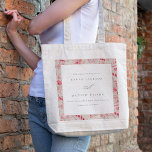 Minimale Moderne Blush Paisley Typography Wedding Tote Bag<br><div class="desc">Als u nog meer aanpassingen nodig hebt,  kunt u mij op yellowfebstudio@gmail.com vrij klikken.</div>