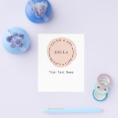 Minimale moderne blush salon spa Coupons Flyer (Enkel)