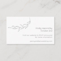 Minimale moderne botanische tekening