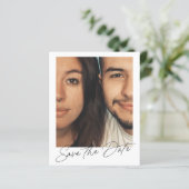 Minimale moderne budgetfoto opslaan Datum (Staand voorkant)