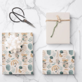 Minimale moderne cadeaupapiervellen inpakpapier vel