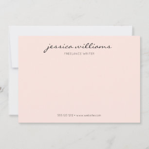 Minimale moderne Calligrafie Professional Notitiekaartje